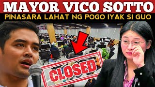 BREAKING NEWS MAYOR VICO SOTTO PINASARA ANG MGA POGO IYAK SI ALICE GUO [upl. by Adest]