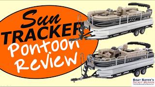 Sun Tracker Pontoon Review for Those Researching Buying from a New Pontoon Dealer [upl. by Irem235]