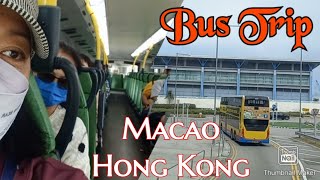 Macao to HongKong Airport Bus Trip [upl. by Smeaj966]