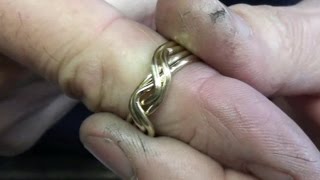 Puzzle ring four part [upl. by Jacy]