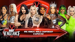 Rhea Ripley vs Liv Morgan vs Bianca Belair vs Jade Cargill vs Nia Jax vs Tiffany vs Naomi vs Raquel [upl. by Dorahs]