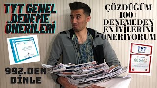 44 TYT GENEL DENEME ÖNERİLERİ  SERİ DENEMELER BAŞLIYOR  yks [upl. by Fanni158]