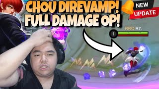 CHOU REVAMP  JADI IMBA GINI COK  BUILD FULL DAMAGE SAKIT BANGET  MLBB [upl. by Stillmann]