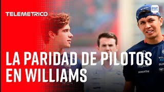 LA INÉDITA PARIDAD ENTRE LOS PILOTOS DE WILLIAMS  TELEMÉTRICO [upl. by Heindrick78]