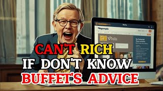 CANT RICH IF DONT KNOW 15 WARREN BUFFETS ADVICE Life philosophy NV [upl. by Walston]