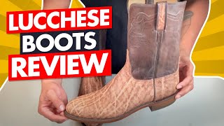 Lucchese Boots Limited Edition Made In The USA Genuine Elephant Skin Roper Boot Review [upl. by Seka]