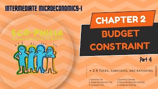 CH 2  BUDGET CONSTRAINT  26 TAXES SUBSIDIES AND RATIONING [upl. by Naols]