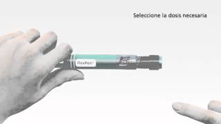 FlexPen Quick guide  Tercera parte  La inyección [upl. by Pich641]