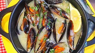 Mejillones en Salsa de Vino  Están RIQUISIMOS Receta FácilA mi manera [upl. by Nomelc]