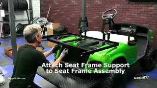 EZGO Rear Flip Seat Kit Installation [upl. by Junia418]