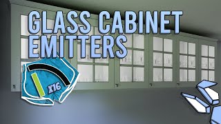 CA SHORTS  Glass Cabinet Emitters in Chief Architect Premiere X16 [upl. by Jody]