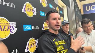 JJ Redick Gives Lakers Injury Update PLUS Talks Dalton Knecht [upl. by Clotilde725]