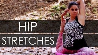 Hip Stretches for Pain Relief and To Open Hips  Simple Yoga Poses [upl. by Gal393]