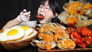 알이 한 가득 간장게장 양념게장 밥도둑 먹방🦀RAW MARINATED CRAB MUKBANG ASMR [upl. by Madelena]