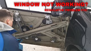 VW GOLF MK5 WINDOW REGULATOR REPLACEMENT guide for begginers [upl. by Mrots258]