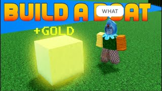 This BLOCK gives you GOLD Glitch  ROBLOX Build A Boat [upl. by Fidellas405]