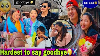 Saying Goodbye to kalpanadidi😭🥲Gone Emotional🥹well miss u 😫Twins Couple [upl. by Hebel]