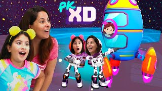 TOUR PELA CASA FOGUETE NO PK XD  Nova Atualização  Maria Clara e JP GAMES [upl. by Melany]