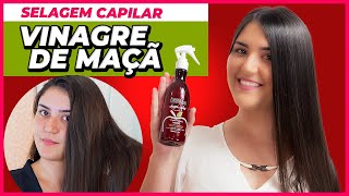 Selagem com Vinagre Capilar de Maçã Forever Liss [upl. by Nabal]