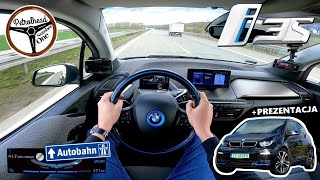 2019 BMW i3s 184 KM  VMAX Prezentacja i próba autostradowa RACEBOX 0100 kmh [upl. by Lapo]