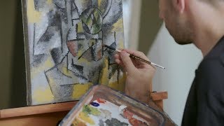 How to paint like Pablo Picasso Cubism – with Corey DAugustine  IN THE STUDIO [upl. by Wakeen]