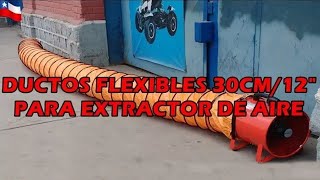 📷Ducto flexible para extractores de aire XINOU [upl. by Horwitz]