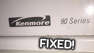 Fixed Kenmore 90 dryer NO HEAT  Thermal Fuse [upl. by Tterb912]