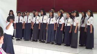 Berkibarlah benderaku  Paduan Suara SMPN 1 Temanggung  Greeza [upl. by Stephen]