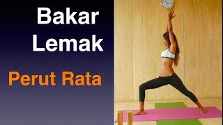 Senam Yoga 15 Menit untuk MERATAKAN PERUT  Fat Burning [upl. by Eemak]