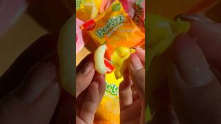 Trying 3 Kinds of Peelable Gummies Banana 🍌 Peach 🍑 and Mango 🥭 gummy candy tastetest [upl. by Arekahs]