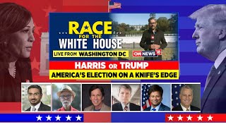 US Presidential Election 2024  Kamala Harris Or Donald Trump Americas Election On A Knifes Edge [upl. by Fuld]