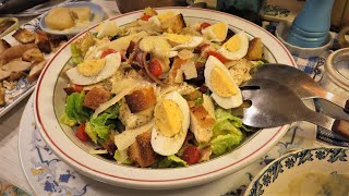 MA SALADE CÉSAR maison sauce inratable  Caesar salad façon Mère Mitraille  Gourmandises TV [upl. by Karilynn427]