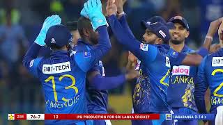 Sri Lanka seal T20 series vs Zimbabwe with dominant win  3rd T20I Highlights [upl. by Esidnac]