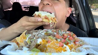 ASMR Carne Asada Nachos  Sope [upl. by Ezalb]