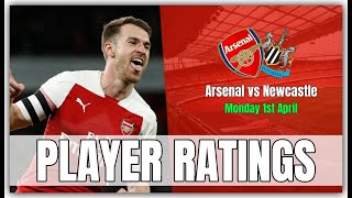 Arsenal Player Ratings  Özil amp Ramsey Were Superb Tonight [upl. by Sakul849]