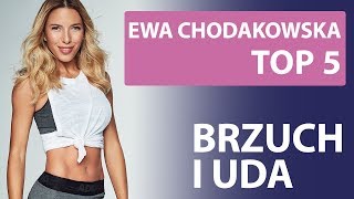 Ewa Chodakowska  TOP 5 Brzuch i uda [upl. by Htevi]