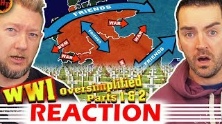 WW1  Oversimplified Part 1 amp 2 REACTION [upl. by Ltsyrk]