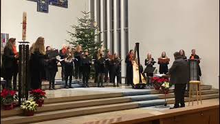 Personent hodie Dancing Day John Rutter Happy Voices Ingstetten [upl. by Ennirak]