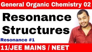 Organic Chemistry  GOC 02  Resonance 01  How to Draw Resonance Structures IIT JEE  NEET [upl. by Neelon]