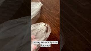 Alternative Viking bride ￼ a special request for the couple’s handfasting ceremony celtic [upl. by Ahsiemal]