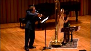 SaintSaëns Fantaisie Op 124 for Violin and Harp  Duo SutreKim [upl. by Issim]