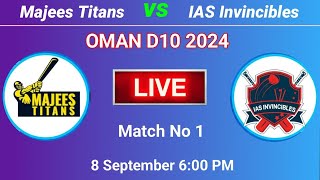 MAT vs IAI Live  Oman D10 Live  Oman D10 League Live  T10 Live  T10 League Live  Prediction [upl. by Rubina262]