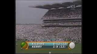 Final Whistle and Glen Ryan Celebrates All Ireland Semi Final 1998 Kildare V Kerry [upl. by Adnolehs]