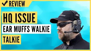 HQ ISSUE Walkers Razor Electronic Ear Muffs Walkie Talkie Review [upl. by Lidia]