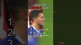 Premier Leagues MOST HEARTSTOPPING Nearly Goals [upl. by Alhahs]