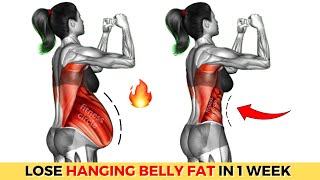 The Best Exercises for Hanging Belly Fat  30min Workout To LOSE 3 INCHES OFF WAIST in 1 Week [upl. by Hutson]