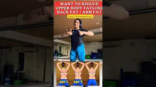 Back fat amp arm fat workout ✅trending youtubeshorts viralshort share ytshortweightloss [upl. by Ja]