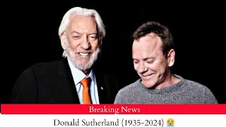 Kiefer Sutherland EMOTIONAL TRIBUTE to late father Donald Sutherland [upl. by Theona]