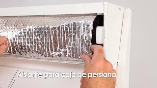 ¿Cómo aislar la caja de la persiana [upl. by Feliza]