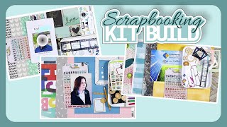 Scrapbook Kit Build September 24 [upl. by Sonafets]